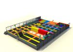 Mall Playground Equipment Kids Trampoline Park With Nylon Mesh And Pearl Cotton