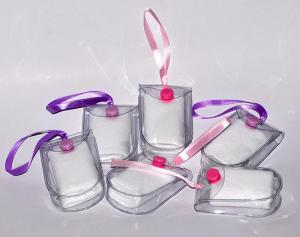 Wholesale 7P 0.2mm Cosmetic Toiletry Bag ECO Heat Seal PVC Button Pouch SGS from china suppliers