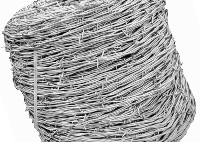 2.8mm Diameter Silver Single Razor Barbed Fencing Wire