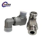 Hexagon Head Carbon Steel 90 Degree Elbow Flange Connection Pressure Thread Pipe