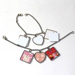 Wholesale Personalized Sublimation Blank Bracelet For Women And Man Charm Bracelet Zinc Alloy from china suppliers