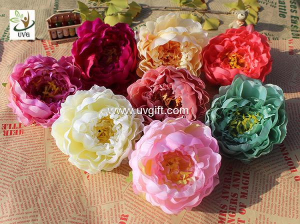 UVG cheap faux floral arrangements exotic silk penoy artificial wedding flowers