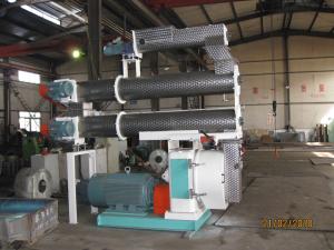 China 18th 132kw Ring Die Wood Pellet Machine Feed Mill Equipment on sale