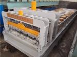 Steel Roof Panel Glazed Tile Roll Forming Machine For Construction
