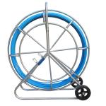 Floor Installation Fiberglass Duct Rodder , 6mm X 100 Meter Cable Pulling Rodder