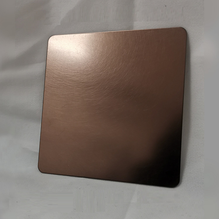 Vibration SS Sheet Anti Bronze Plating Decorate Sheet Four Feet