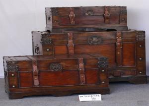 Wholesale Red Brown 17kg Load L76 Wooden Blanket Chest from china suppliers