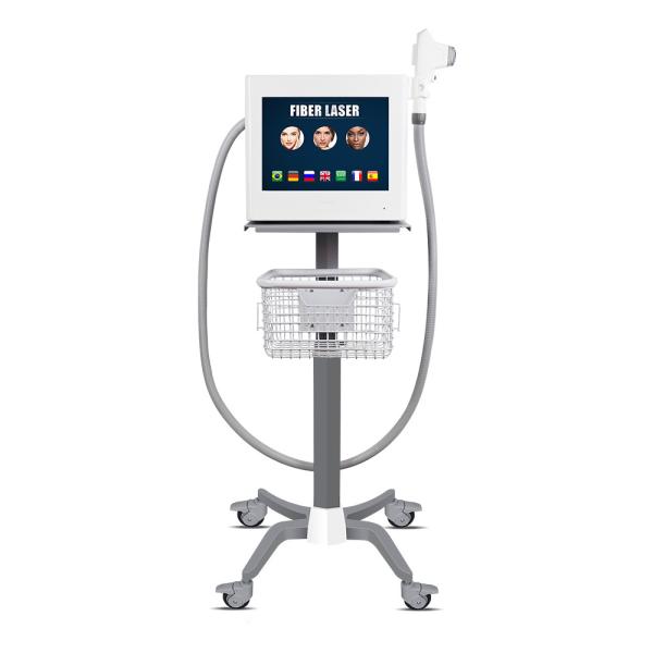 Permanent White Full Body Fiber Hair Removal Laser Machine With Dual Cooling
