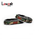 Camouflage Pattern Nylon Material Adjustable Dog Collar With Reflector