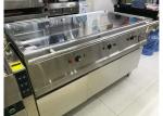 380V 8.4KW Hot Buffet Equipment Electric Teppanyaki Griddle Stainless Steel Hot