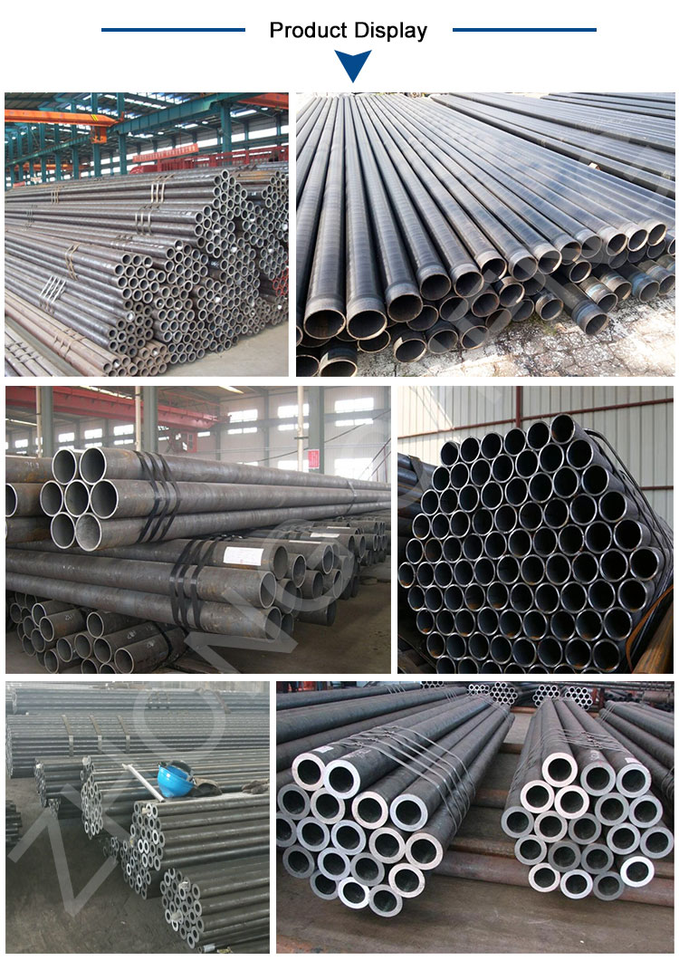 Non-oiled Steel ASTM A135 GR Carbon Seamless Steel Pipes DIN 17175 St 35.8 SAE 1040 Carbon JIS G3472 Seamless Steel Pipe