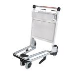 Three Wheel Airport Passenger Luggage Trolley Stainless Steel Airport Cart