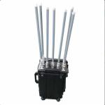 350w High Power Manpack Vehicle Mounted Jammer 47dBm Fiber Glass Antennas
