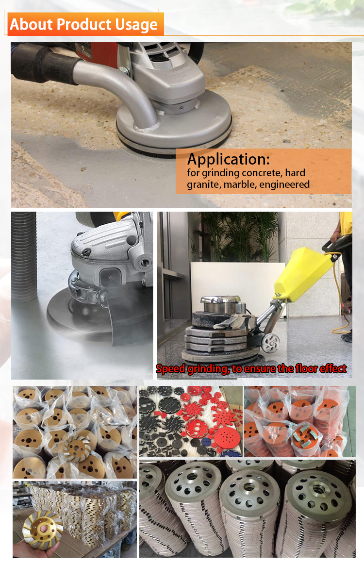 4 Inch Diamond Grinding Plate Disc Wheel For Dressing Grinder In M14 Or 5/8"-11 Thread