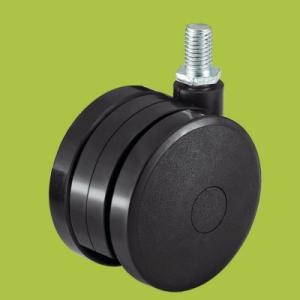Wholesale black wheel caster thread stem furniture casters,PA Iron from china suppliers