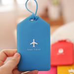 Free samples high quality custom travel accessories pvc luggage tag