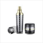 Diamond Double Wall Cosmetic Cream Jar PMMA Cream Jar Containers For Cosmetics