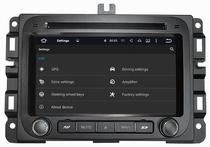 Ouchuangbo car dvd stereo gps navi android 5.1 for Dodge RAM 1500 Jeep renegade with 3g wifi 1024*600