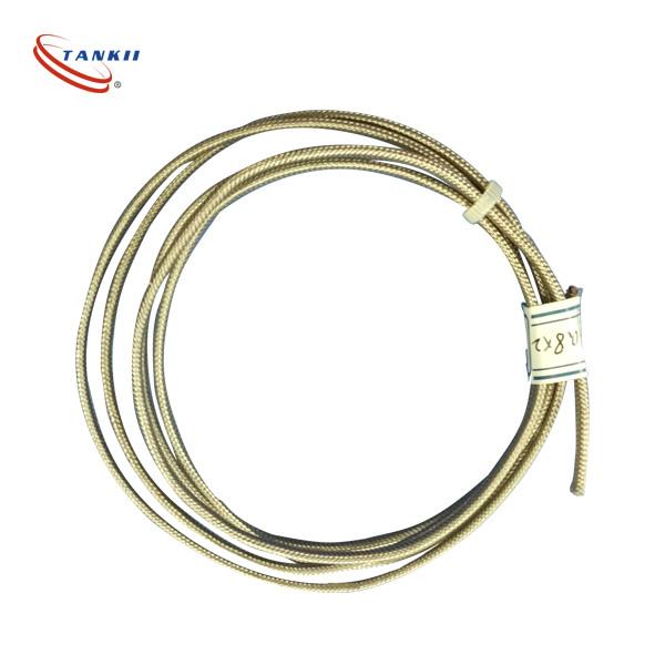 Type K /J /E /N /T Thermocouple Cable 2*16AWG 2*20AWG 2*24AWG In Fiberglass With