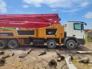 Wholesale 2011 Putzmeister 42m Concrete Pump on Mercedes-Benz Chassis with Feeding Height 1400mm from china suppliers