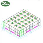 ISO 6 Clean Booth Room SS304 Frame Acrylic Wall 99.999% Efficiency For Canadian