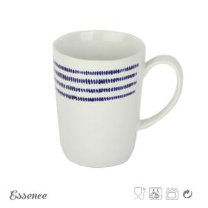 Wholesale White Personalized Stoneware Coffee Mugs 14OZ Microwave And Dishwasher Safe from china suppliers
