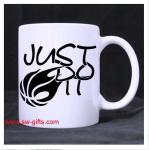 Custom Just Do It Personalized Office Home Mugs Beer Coffee Mug White Cups