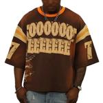 Oem Clothing Manufacturer Custom Jersey Hip Hop Style Oversize Print Baggy