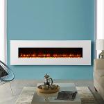 1280mm Screen High Temperature Decorative Electric Fireplace Artifical Fire