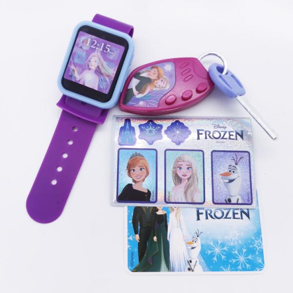 Cartoon Slap Kids Watch Toy Purple Animation Movies Princess Pattern For
