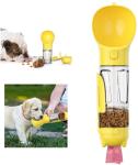 300ml Detachable 2 In 1 Dog Water Bottle with Food Container & Poop Shovel