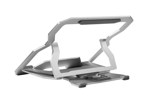 4.0mm Thick Portable Foldable Laptop Stand , 530g Laptop Table Stand Adjustable