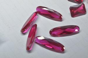 China synthetic ruby gems ,and ruby color glass gems whole sales on sale