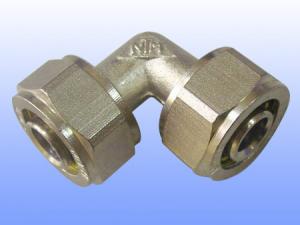 Wholesale compression brass fitting equal elbow for PEX-AL-PEX from china suppliers