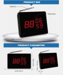Good quality wireless restaurant digital screen display waiter table calling