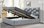 Bed Frame/Fabric Gas Lift Bed Frame /Wood Slat Support/Easy Assembly