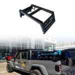 Step Bar Carbon Steel Black Powder Coating Overland Bed Rack for Jeep Wrangler
