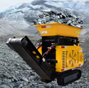Portable Diesel Stone Jaw Crusher Machine Max 40t/H