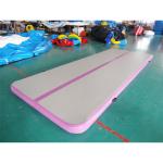 Rectangle Shape Gym Sport Inflatable Tumble Track In 20cm For Cheerleading