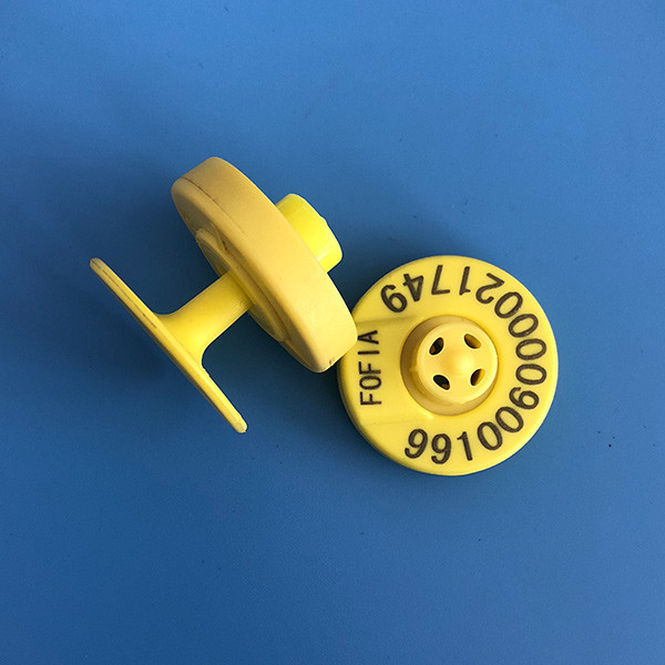 Round Electronic Ear Tags Cattle Identification Animal Ear Tags Personalized Livestock Identification Tags