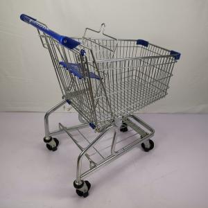 China German Style 125L Grocery Trolly Cart Foldable Shopping Trolley With Elevator Wheels on sale