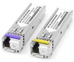 TX1550nm/RX1490nm SFP Fiber Transceiver 1.25G SFP 80km SC Connector BIDI