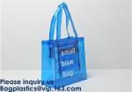 Stylish Waterproof Transparent Clear Tote PVC Beach Bag,Girls Fancy Clear