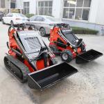 4x4 Wheel Drive YF380 Road Tyre Track Skid Steer Loader Mini Loader for Tough