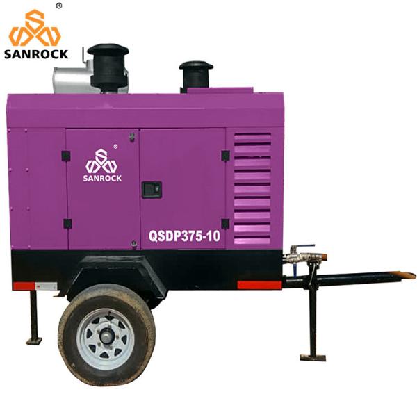 Rotary Screw Air Compressor 93KW Diesel Small Air Compressor Machine Industrial