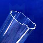 High Temperature Corrosion Resistant High Permeability Quartz Glass Tube Fused