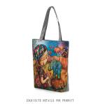 New girl foliage pattern printed canvas shoulder bag female elephant female