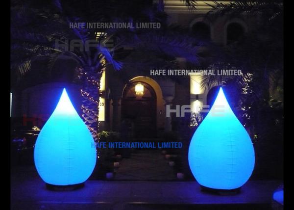 Large Portable Inflatable Lighting Decoration LED 80W Water Balloon Lotus 120V