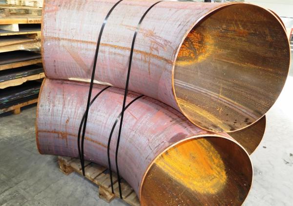 Right Angle Butt Weld Elbow , Mild Steel Weldable Elbows Forged Chemical