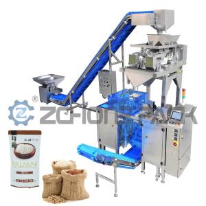 Wholesale 1kg 5kg Rice Packing Machine Automatic Granule Product Bag Filling And Sealing Machine from china suppliers